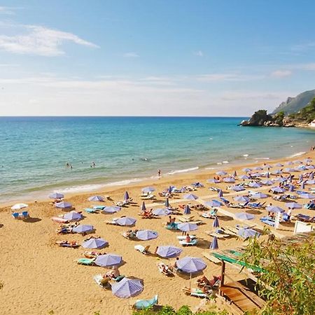Aurora Apartment Corfu Pelekas Bagian luar foto