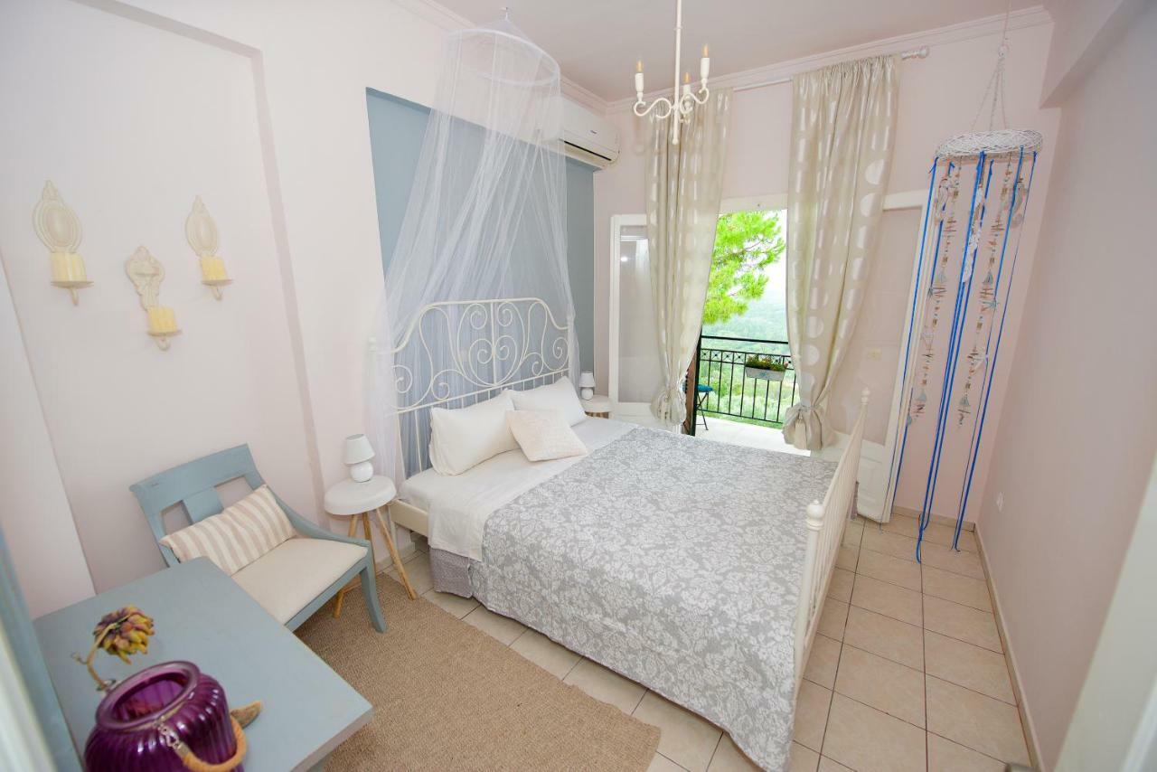 Aurora Apartment Corfu Pelekas Bagian luar foto
