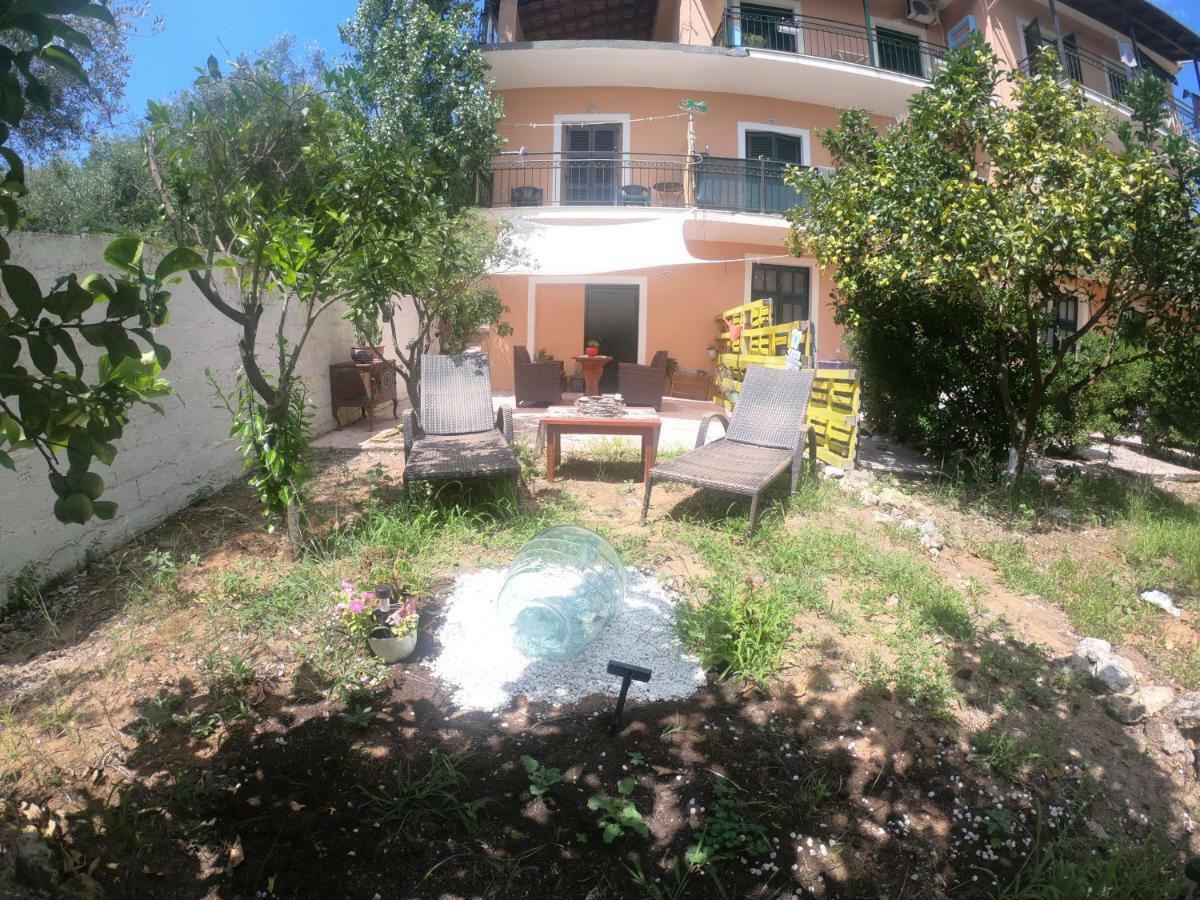 Aurora Apartment Corfu Pelekas Bagian luar foto